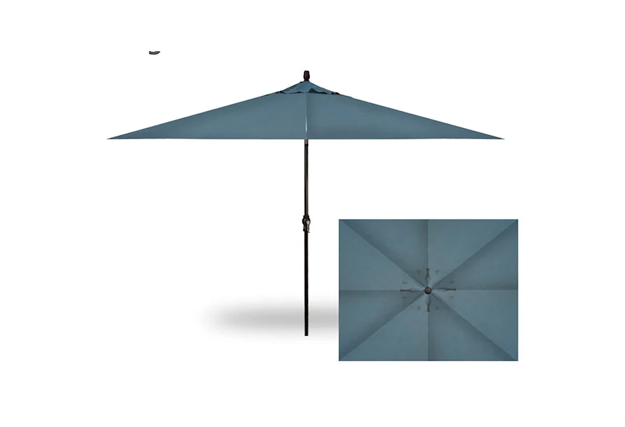 Rectangle Auto Tilt Umbrellas Rectangle Auto Tilt Market Umbrella by Treasure Garden at Esprit Decor Home Furnishings